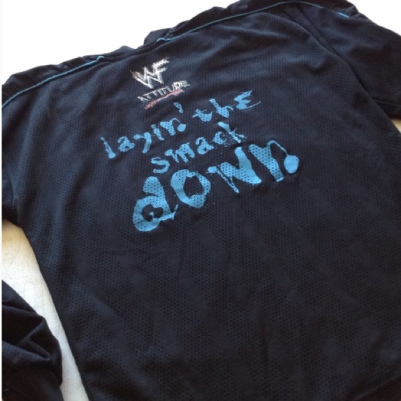 WORLDS WRESTLING FED, THE ROCK, JERSEY XL 18/20 - Picture 6 of 7